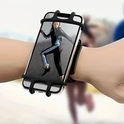 Univerzális telefontartó sport csuklópánt, fekete/zöld-5