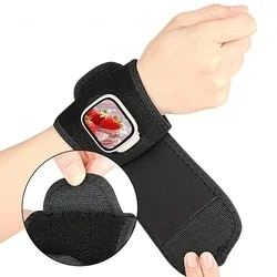 Univerzális okosóravédő csuklópánt, tépőzáras, fekete-4