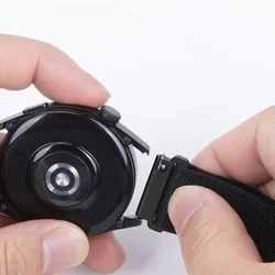 Okosóra szíj - Xiaomi Watch S1 / Watch S1 Active - F- Design FS05 - fekete szövet szíj (22 mm)-1