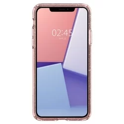 Telefontok iPhone 11 - SPIGEN LIQUID CRYSTAL pink szilikon hátlap tok-4
