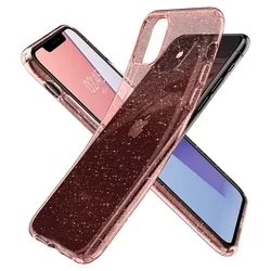 Telefontok iPhone 11 - SPIGEN LIQUID CRYSTAL pink szilikon hátlap tok-7
