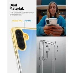 Telefontok Samsung Galaxy A57 5G - SPIGEN Ultra Hybrid - átlátszó plexi hátlap tok-9