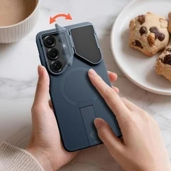 Telefontok Samsung Galaxy S26 Ultra - Tech- Protect Kevlar Aura - MagSafe kompatibilis hátlap tok, kék-4