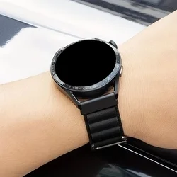 Okosóra szíj - Huawei Watch GT 5 (46 mm) - fekete szövet szíj (22 mm)-2