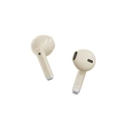 XO X33 - bézs TWS bluetooth headset, töltő tokkal-1