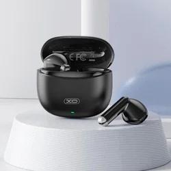 XO X33 - fekete TWS bluetooth headset, töltő tokkal-2