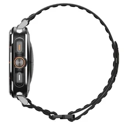 Samsung Galaxy Watch Ultra 2024 / 2025 (47 mm) - SPIGEN WBF0 BAND fekete szövet szíj-8