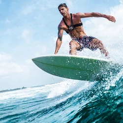 Kiegészítő tartozék: Mellkasra rögzíthető GoPro, DJI, Insta360, SJCam, EKEN sport kamera (5 in 1) tartó - fekete-2