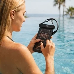 Tech-Protect UWC7 - fekete, vízálló lebegő tok (6,9 coll-ig)-5