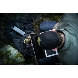 Tactical Squad - szürke powerbank, 2XType-C (USB-C) / USB porttal, 27000 mAh, 65W, TFT kijelzővel-3