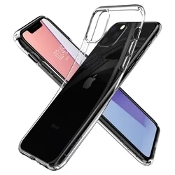 Telefontok iPhone 11 PRO MAX - SPIGEN LIQUID CRYSTAL átlátszó szilikon hátlap tok-1