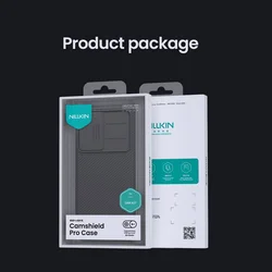 Telefontok Samsung Galaxy A57 5G - Nillkin csúsztatható kameravédős fekete hátlap tok-8