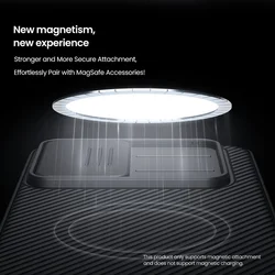 Telefontok Samsung Galaxy A57 5G - Nillkin Super Frosted - kameravédős fekete hátlap tok beépített mágnessel (MagSafe tartóval kompatibilis)-2