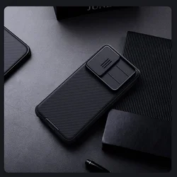 Telefontok Samsung Galaxy A57 5G - Nillkin Super Frosted - kameravédős fekete hátlap tok beépített mágnessel (MagSafe tartóval kompatibilis)-8