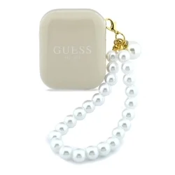 Guess TWS - bézs, vezeték nélküli stereo bluetooth headset, töltőtokkal-1