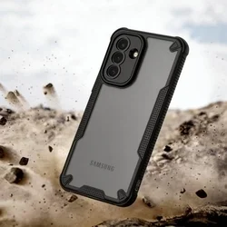 Telefontok Samsung Galaxy A37 5G - Tech-Protect RUGGED SHIELD - műanyag hátlap tok, fekete szilikon kerettel-1