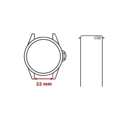 Okosóra szíj - Huawei Watch GT / GT2 / GT2 Pro (46 mm) / GT Runner 2 - olívazöld szilikon szíj (22 mm)-2