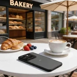 Telefontok Motorola Edge 70 Fusion / Fusion+ - Tech-Protect Magmat - matt fekete műanyag hátlap tok, szilikon kerettel-5