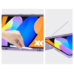 Lenovo Idea Tab 11 coll (TB-336) / Tab K11 Gen 2 tablettok - lila smart case tablet tok, ceruza tartóval-8