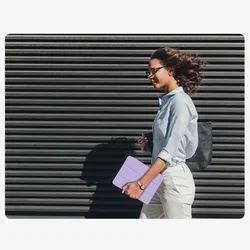 Lenovo Idea Tab 11 coll (TB-336) / Tab K11 Gen 2 tablettok - lila smart case tablet tok, ceruza tartóval-12