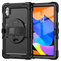 Lenovo Idea Tab 11 coll (TB-336) / Tab K11 Gen 2 - SOLID360 ütésálló, kitámasztható, fekete tablet tok-1