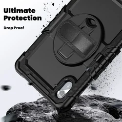 Lenovo Idea Tab 11 coll (TB-336) / Tab K11 Gen 2 - SOLID360 ütésálló, kitámasztható, fekete tablet tok-3