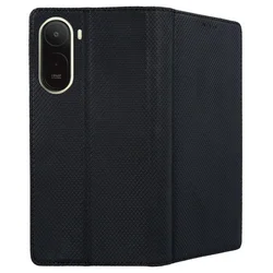 Telefontok Xiaomi Redmi A7 Pro - fekete mágneses szilikon keretes könyvtok-2