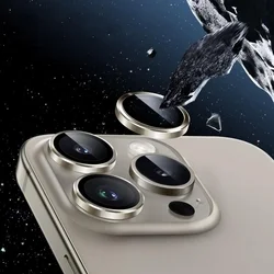 iPhone 17 Pro - HOFI kameralencse sivatagszínű titán védőkeret-1