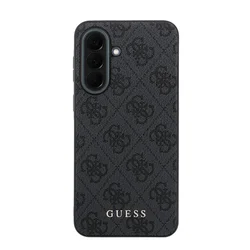 Telefontok Samsung Galaxy A57 5G - Guess Metal Classic Logo Hátlaptok - szürke-2