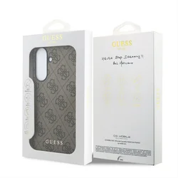 Telefontok Samsung Galaxy A37 5G - Guess Metal Classic Logo Hátlaptok - barna-6