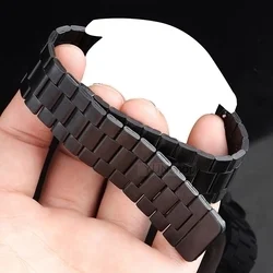 Okosóra szíj Xiaomi Watch S3 - fekete, mágneses fém szíj (22 mm)-1