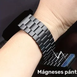 Okosóra szíj Xiaomi Watch S3 - fekete, mágneses fém szíj (22 mm)-2