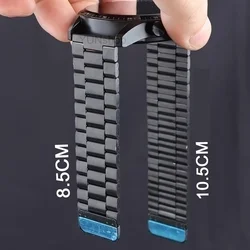 Okosóra szíj Xiaomi Watch S3 - fekete, mágneses fém szíj (22 mm)-4