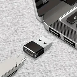 Univerzális adapter - Type-C (USB-C) bemenet / USB kimenet, fekete-4