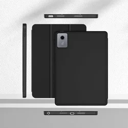 Tablettok Lenovo Idea Tab 11 coll (TB-336) / Tab K11 Gen 2 - fekete smart case tablet tok, ceruza tartóval-4