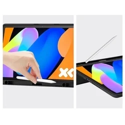Tablettok Lenovo Idea Tab 11 coll (TB-336) / Tab K11 Gen 2 - fekete smart case tablet tok, ceruza tartóval-5