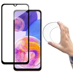 Üvegfólia iPhone 11 - full glue, flexibilis fólia fekete kerettel-1