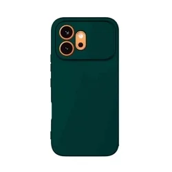 Telefontok Honor 600 5G - zöld szilikon hátlap tok-1