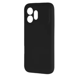 Telefontok Honor 600 5G - fekete szilikon hátlap tok-1
