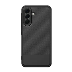 Telefontok Samsung Galaxy A57 5G - Simple Carbon - fekete szilikon hátlap tok-1