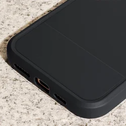 Telefontok Samsung Galaxy A57 5G - Simple Carbon - fekete szilikon hátlap tok-3