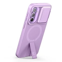 Telefontok Samsung Galaxy A57 - Tech- Protect Kevlar Aura - MagSafe kompatibilis hátlap tok, lila-2