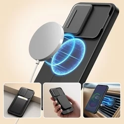 Telefontok Samsung Galaxy A57 - Tech- Protect Kevlar Aura - MagSafe kompatibilis hátlap tok, fekete/narancs-4