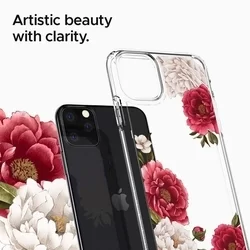 Telefontok iPhone 11 PRO MAX - SPIGEN CIEL átlátszó rózsa mintás hátlap tok-7