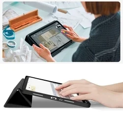 Tablettok Xiaomi Redmi Pad 2 (9.7 coll) - fekete smart case, ceruza tartóval-6