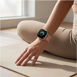 Huawei Watch Fit 3 / 4 / 4 Pro / 5 / 5 Pro - Tech- Protect Nylon - pink szövet szíj-3