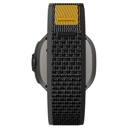 Samsung Galaxy Watch 8 / Classic (40 / 44 / 46 mm) - Spigen Athlex Air - okosóra szövet szíj, fekete-2