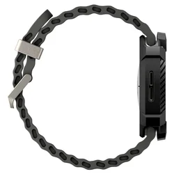Okosóra védő tok - Samsung Galaxy Watch 8 (40 mm) - SPIGEN Rugged Armor matt fekete szilikon-6
