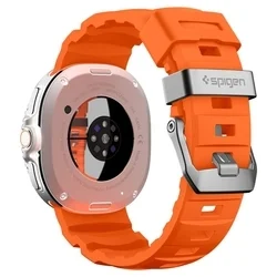 Samsung Galaxy Watch 8 / Classic (40 / 44 / 46 mm) - SPIGEN WBS2 BAND narancssárga szíj-5