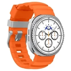 Samsung Galaxy Watch 8 / Classic (40 / 44 / 46 mm) - SPIGEN WBS2 BAND narancssárga szíj-3
